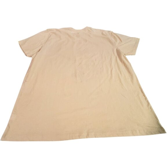 Hello Kitty By Sanrio Womens 2XL T-Shirt Pink Heart Design Beige Crew neck desig - Picture 2 of 8